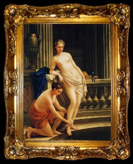 framed  Joseph Marie Vien Greek Woman at the Bath, ta009-2